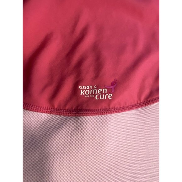 New Balance Susan G Komen Womens Jacket Size L Pinks Lightweight - Picture 15 of 16